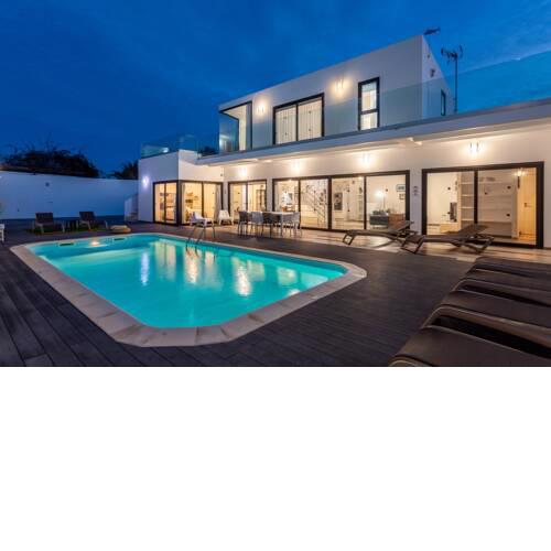 Luxury Holiday Villa AZUL - heated Pool -Wifi - Seaview - Beach