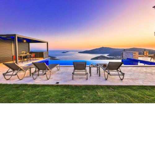 Luxury Sea View Villa w Pool Near Beach in Kalkan