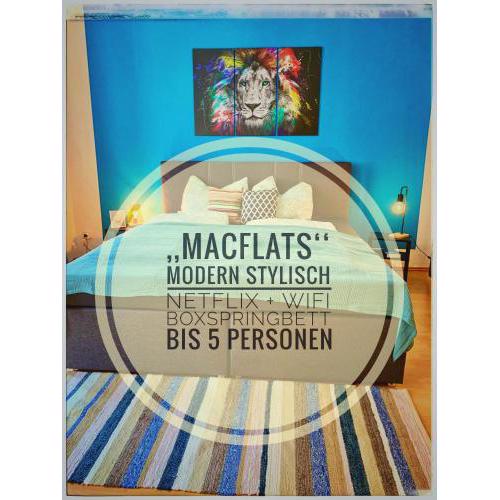 MAC FLATS Magdeburg - Netflix, Wi-Fi, 5 Pax