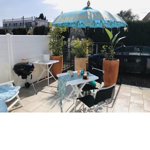 Maison de Pêcheur à 100M de la plage, parking privé bbq