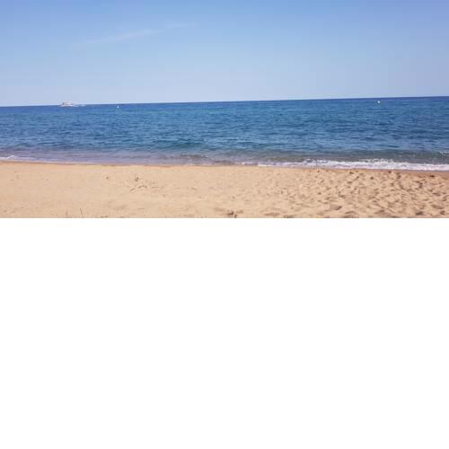 Mar y montaña en la costa del Maresme