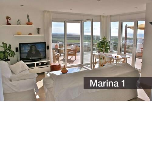 Marina 1 - Atico de Lujo - Piscina - Vistas al Mar.