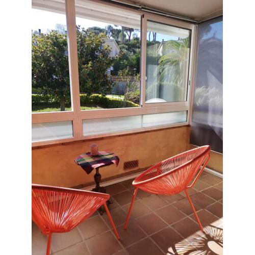 Mas Cabanyes habitación doble, con terraza y jardí