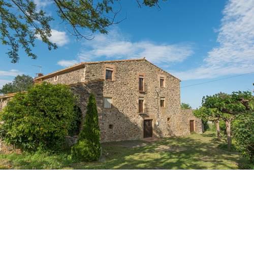 Masia Catalana en Rupià con Piscina