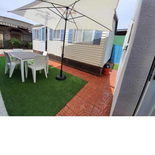 Mobil home en camping de La Manga