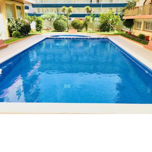 Modern and design studio near the beach with large swimming pools
