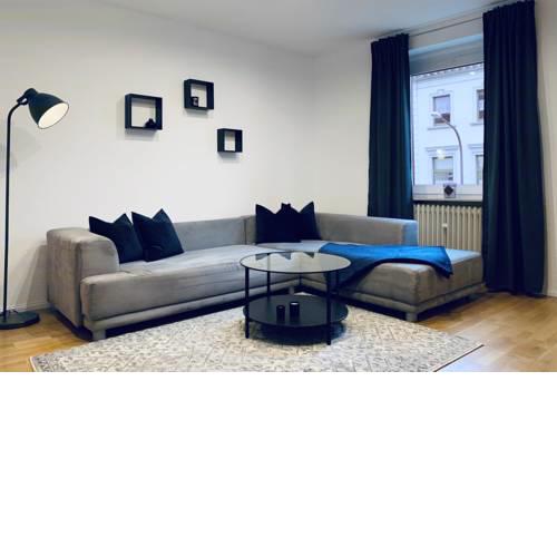 modern apartment with wifi, smart-tv and boxspringbed