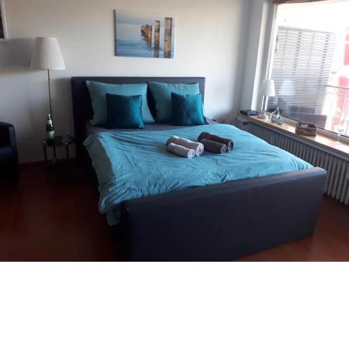 Modern City Apartment with balcony and nice parc view