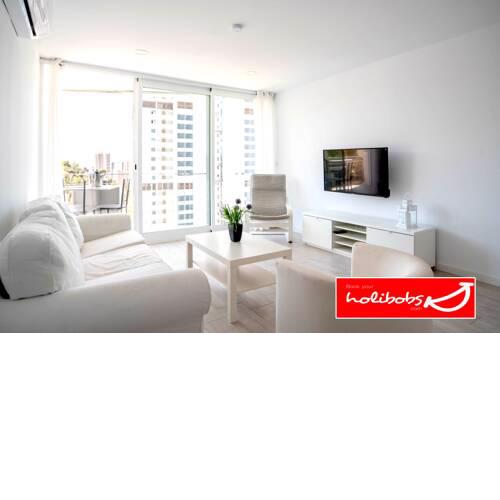 Modern Penthouse in a Traditional Complex l Pool l Sun Trap Balcony l Sleeps 6 l Air-Con l Free welcome Pack l 18 H