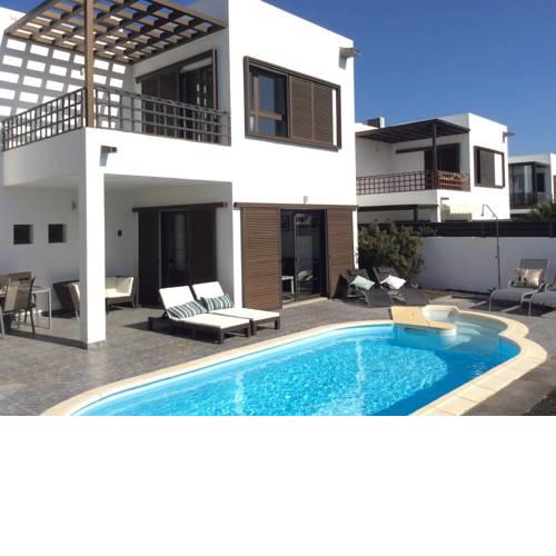 Modern villa with sea views
