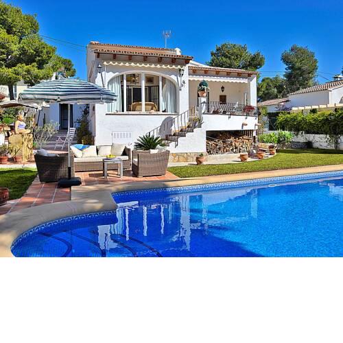 Moraira Villa Sleeps 4 with Pool and Air Con