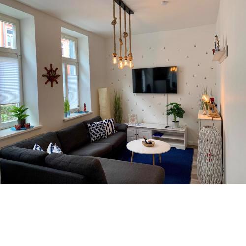 NAUTICA - ruhige maritime Ferienwohnung mit Balkon
