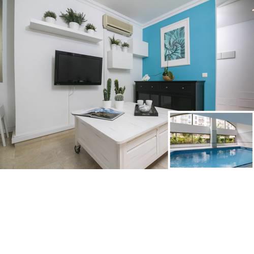 NEW VIP Centro Sta Cruz, wifi,sw.pool&gym