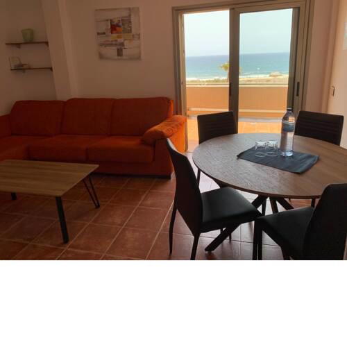Nice terrace in front of the sea. La Jaquita