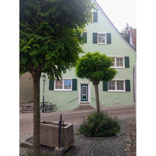Old town center apartments on the Romantic Road