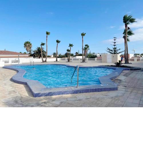 One bedroom appartement with sea view shared pool and furnished terrace at Arona 1 km away from the beach