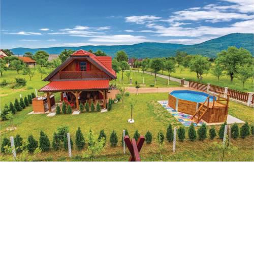 One-Bedroom Holiday home Licko Lesce with a Fireplace 08