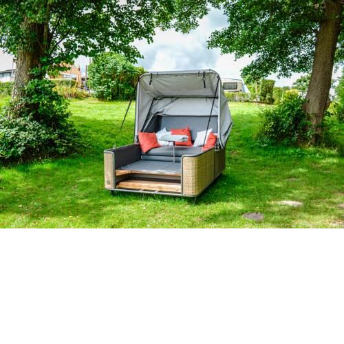 Outdoor Lounge am Belauer See mit Seezugang