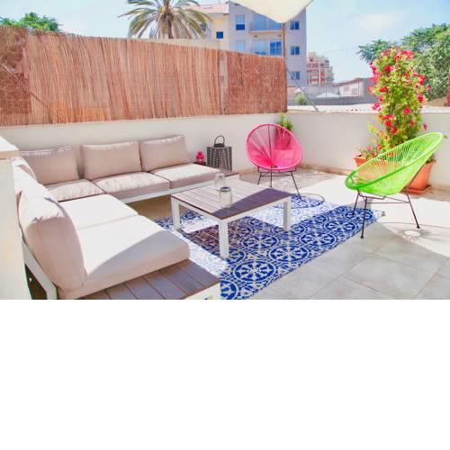 P4 Feel Good Here with Huge Terrace in Desirable Ruzafa Valencia Spain