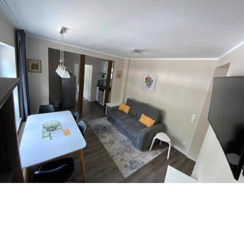 Parterre Apartment, 72 qm, 2 Schlafzimmer, Gäste-WC, Terrasse, 6 Personen