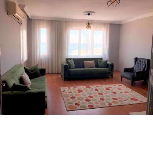 PEKTAŞ APART İkinci Kat-Merkez-Deniz manzaralı