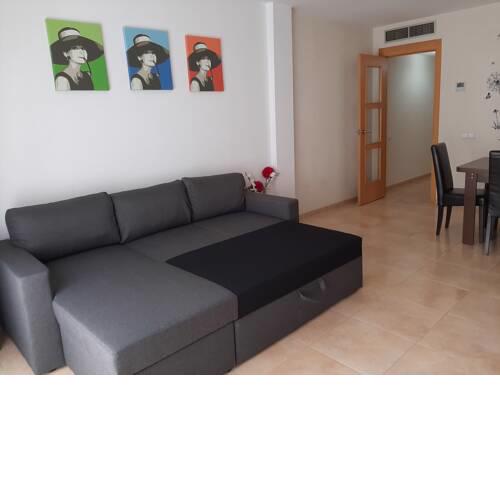 Peñiscola centro, Aire A, parking, 3 habitaciones y sofá-cama