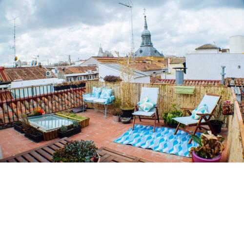 PENTHOUSE!! BEST TERRACE in CHUECA FREE Cancelation