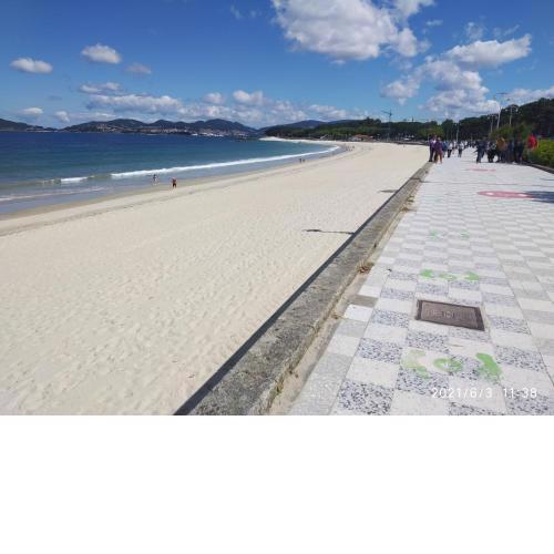 Piso con aparcamiento cerca de playa Samil