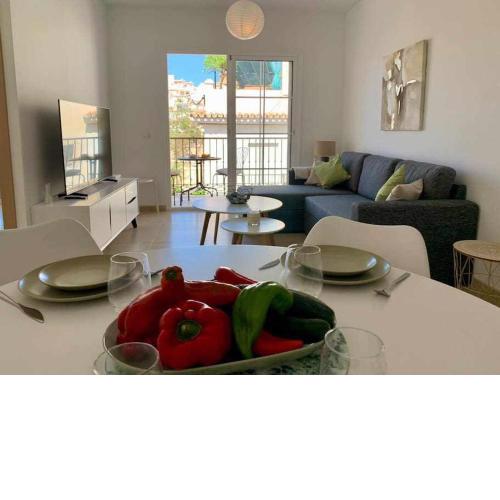 Piso moderno con solarium en Torrox Pueblo