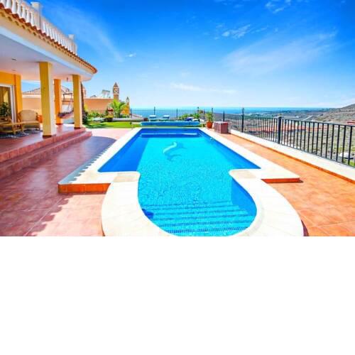 Playa de Fanabe Villa Sleeps 8 Pool Air Con WiFi