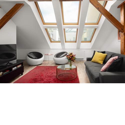 Pop-Art Wenceslas Square Attic Apartments