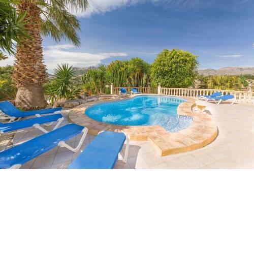 Preciosa villa independiente con piscina privada vistas al mar bbq wifi