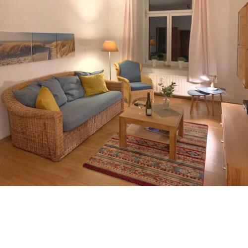 Pretty apartment with large communal terrace near Borstendorf