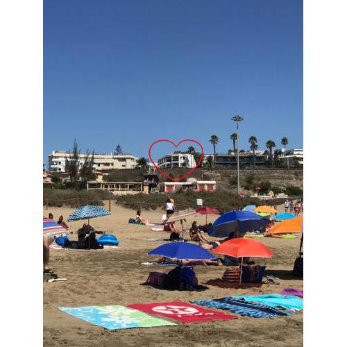 Primera linea de Playa del Ingles y las Dunas de Maspalomas