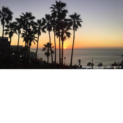 Private apartment with stunning ocean views and sunset.