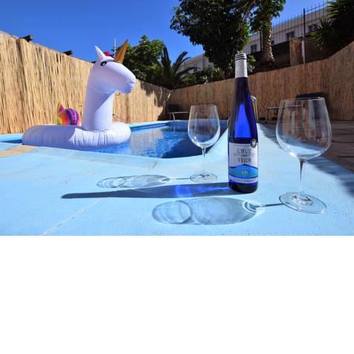Private Pool with BBQ in front of the Beach