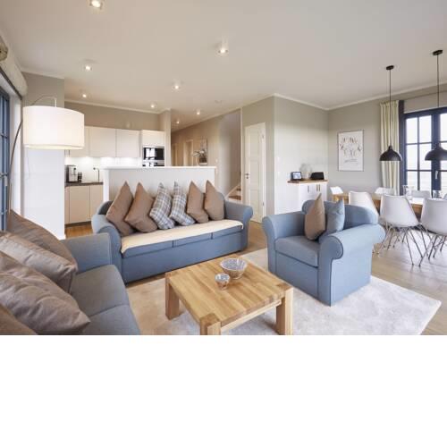 Reetland am Meer Luxus Reetdachvilla mit 3 Schlafzimmern, Sauna und Kamin