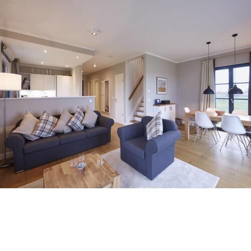 Reetland am Meer Premium Reetdachvilla mit 3 Schlafzimmern, Sauna und Kamin