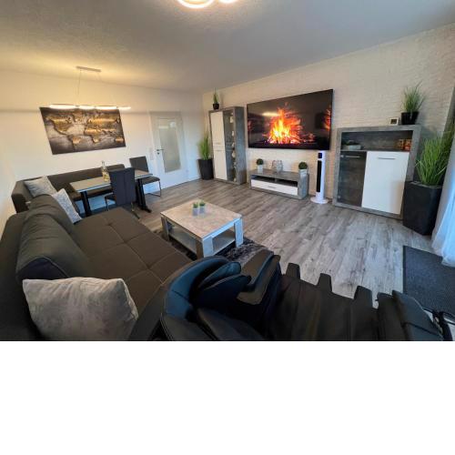 Relax-Apartment mit Indoor-Pool, Sauna, Massagesessel und Netflix