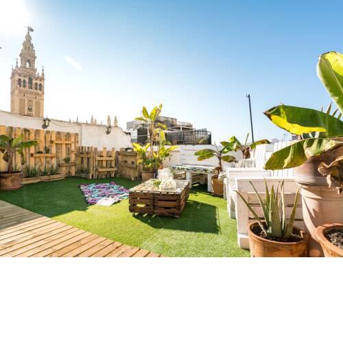 Rg increible terraza junto a la catedral