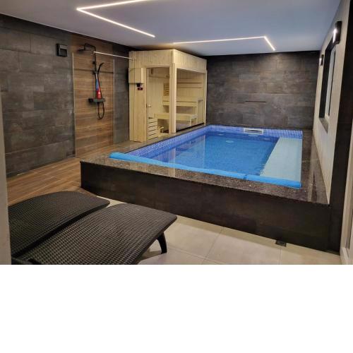Riverside house with pool jacuzzi and sauna in Croatia