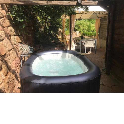 Romantik-Relax-Cottage mit Whirlpool und Kamin