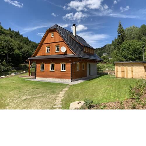 Roubenka u řeky - Kouty nad Desnou