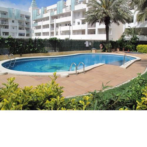 ROYAL MARINE 1B6-Apartamento planta baja con piscina en Roses