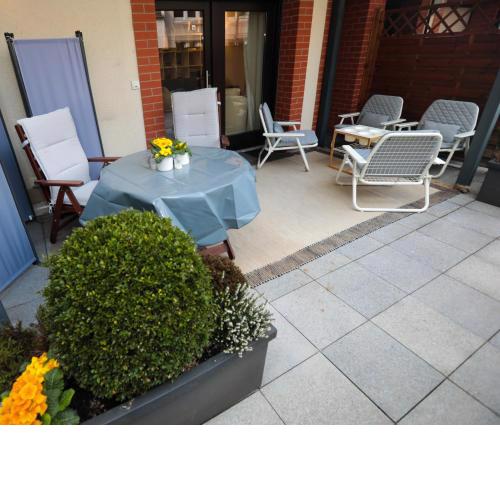 ruhige Terrassen-Whg. 68qm im Stadtzentrum (bis 5 Personen) checkin123