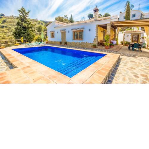Rustic style villa with panoramic views