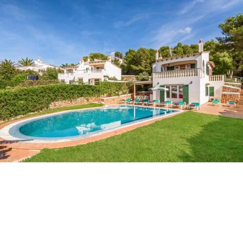 San Jaime Mediterraneo Villa Sleeps 11 with Pool Air Con and WiFi