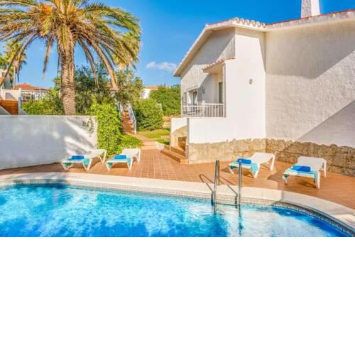 San Jaime Mediterraneo Villa Sleeps 4 with Pool Air Con and WiFi