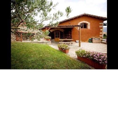 Santa Maria de Besora Villa Sleeps 7 with Pool