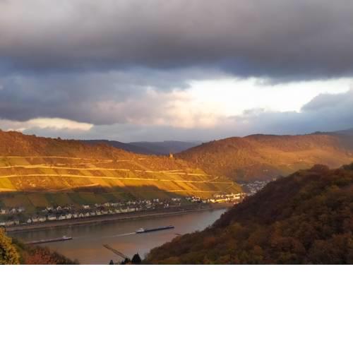 Schau-Rhein#2 - on Top of Bacharach, Rhineview